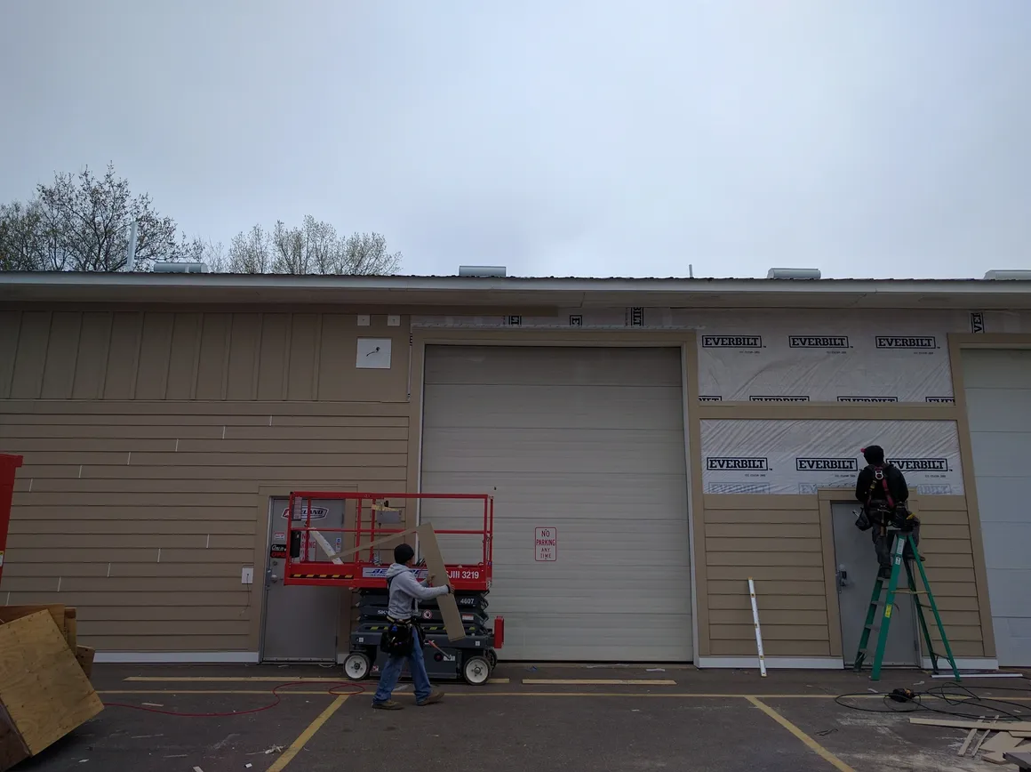 Siding replacement project